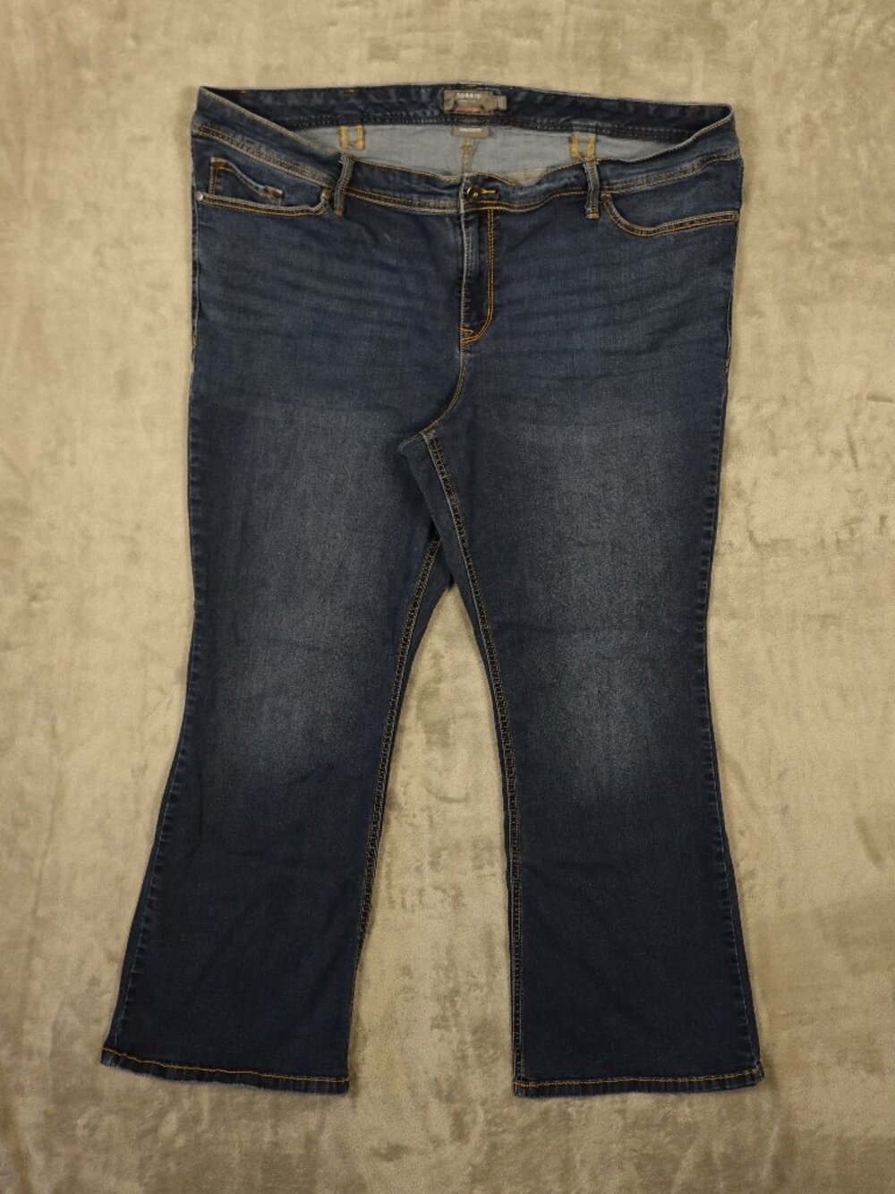 Torrid Luxe Slim Boot Jeans Women’s 24R Plus Dark Wash Super Stretch Plus‎